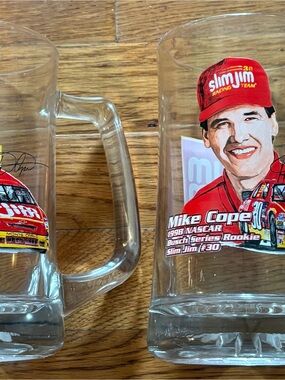Slim Jim Mug 1998 NASCAR Busch Series Rookie Mike Cope #30 Monte Carlo 24oz